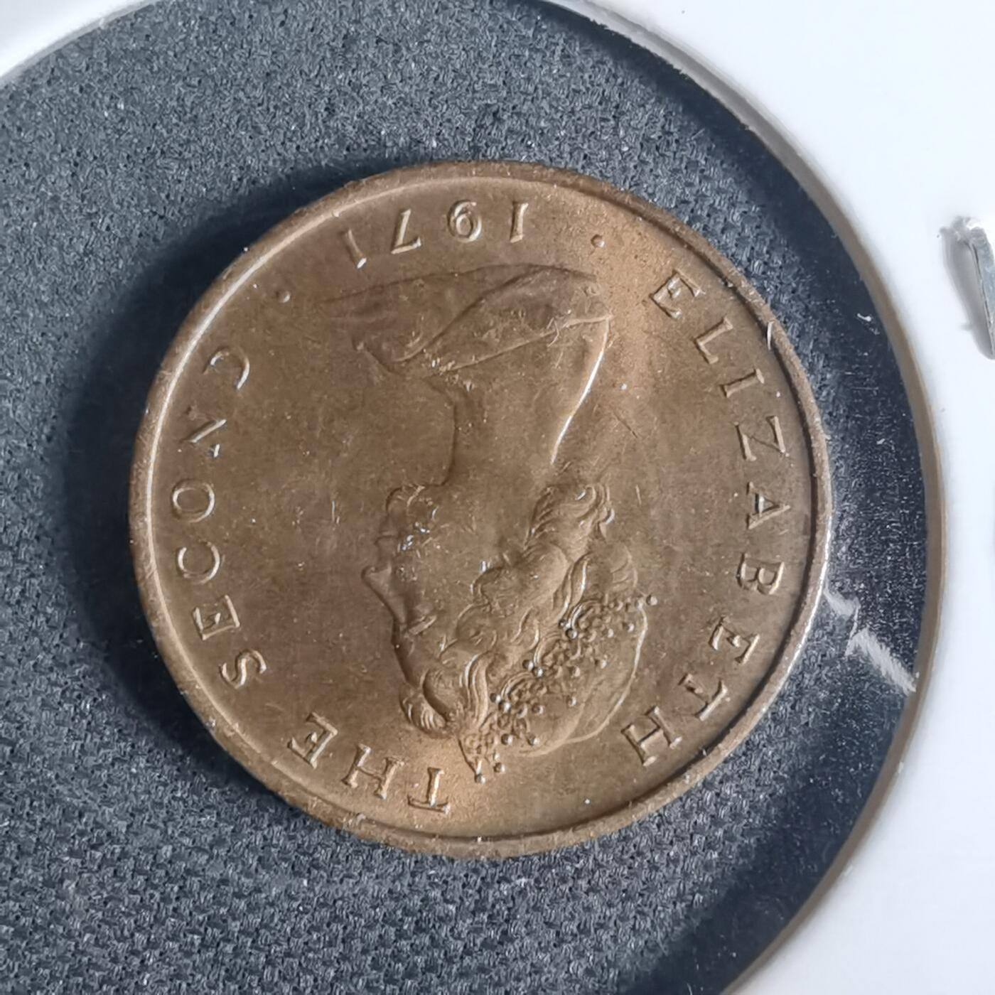 沼泽如烟--第954场 马恩1971年半便士