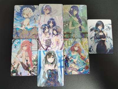 NO.20.5 好又多妹卡大赏，祝你新年旺桃花~只能从此链接进的专场！新店点关注不迷路~每周一站式配齐，方便凑单！（周5晚9点截拍，卖家送拍免费！） - 宁缺 动漫妹卡 闪卡8张