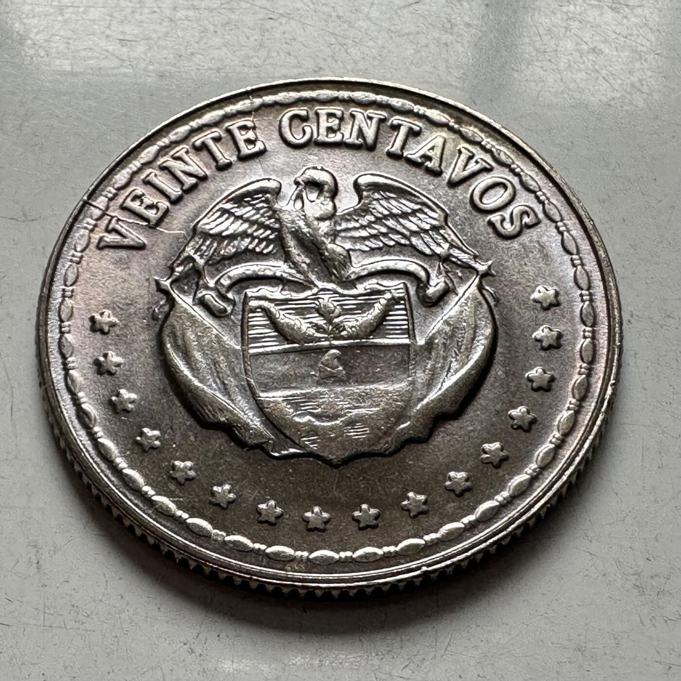 🌹外币初藏🌹🐯2026年第4场  每周二四六晚8️⃣点 接代拍 哥伦比亚1959年20分 小字年份