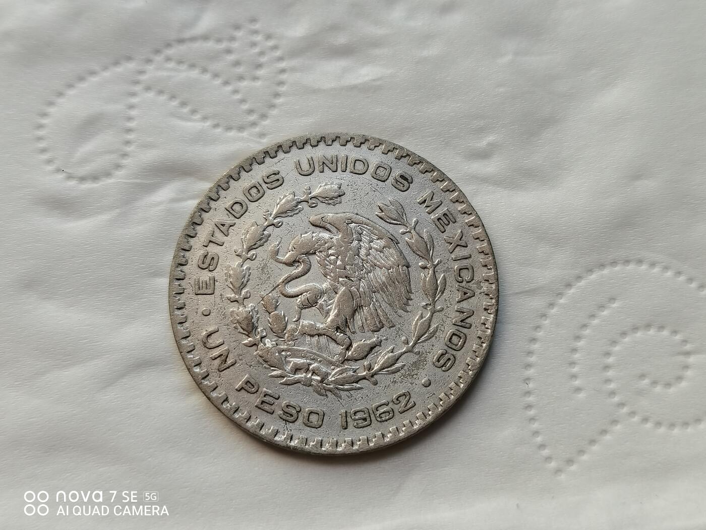 外国外币 墨西哥1962年一比索银币