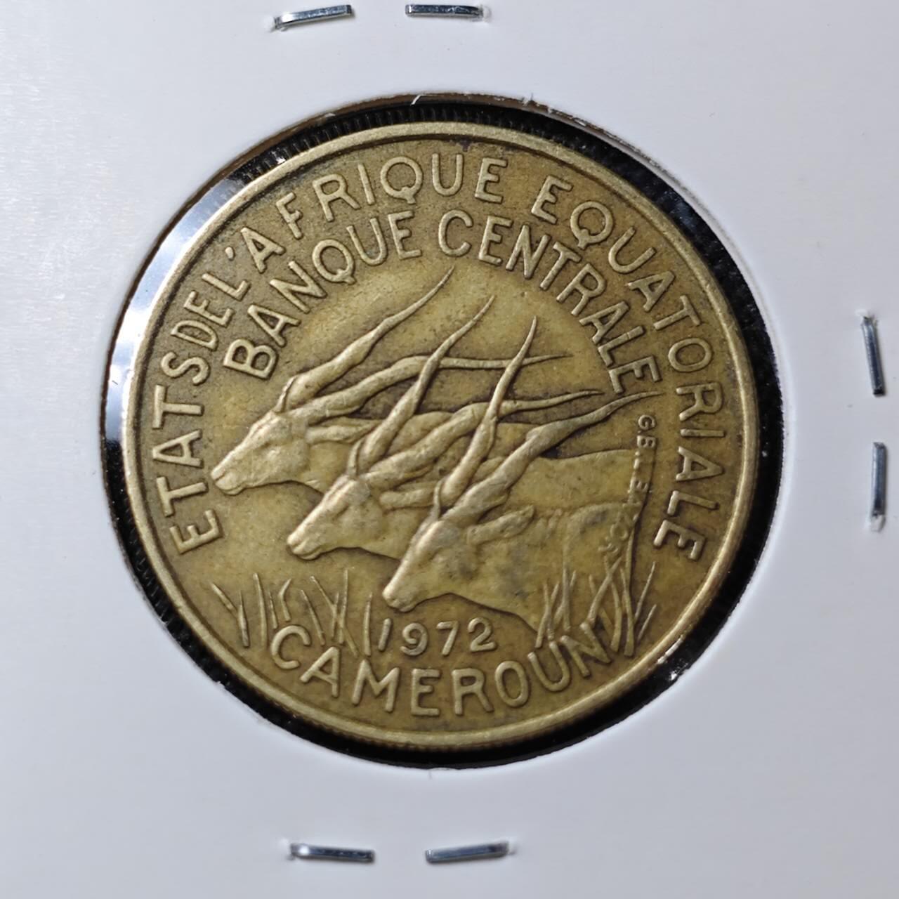 KK钱币收藏小铺  第387期  2月预留时间 周末发货  1972西非25法郎