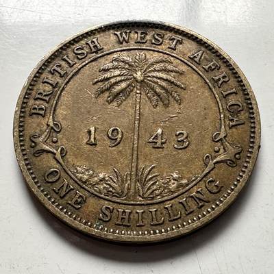 🌹外币初藏🌹🐯2026年第4场  每周二四六晚8️⃣点 接代拍 - 英属西非1943年一先令