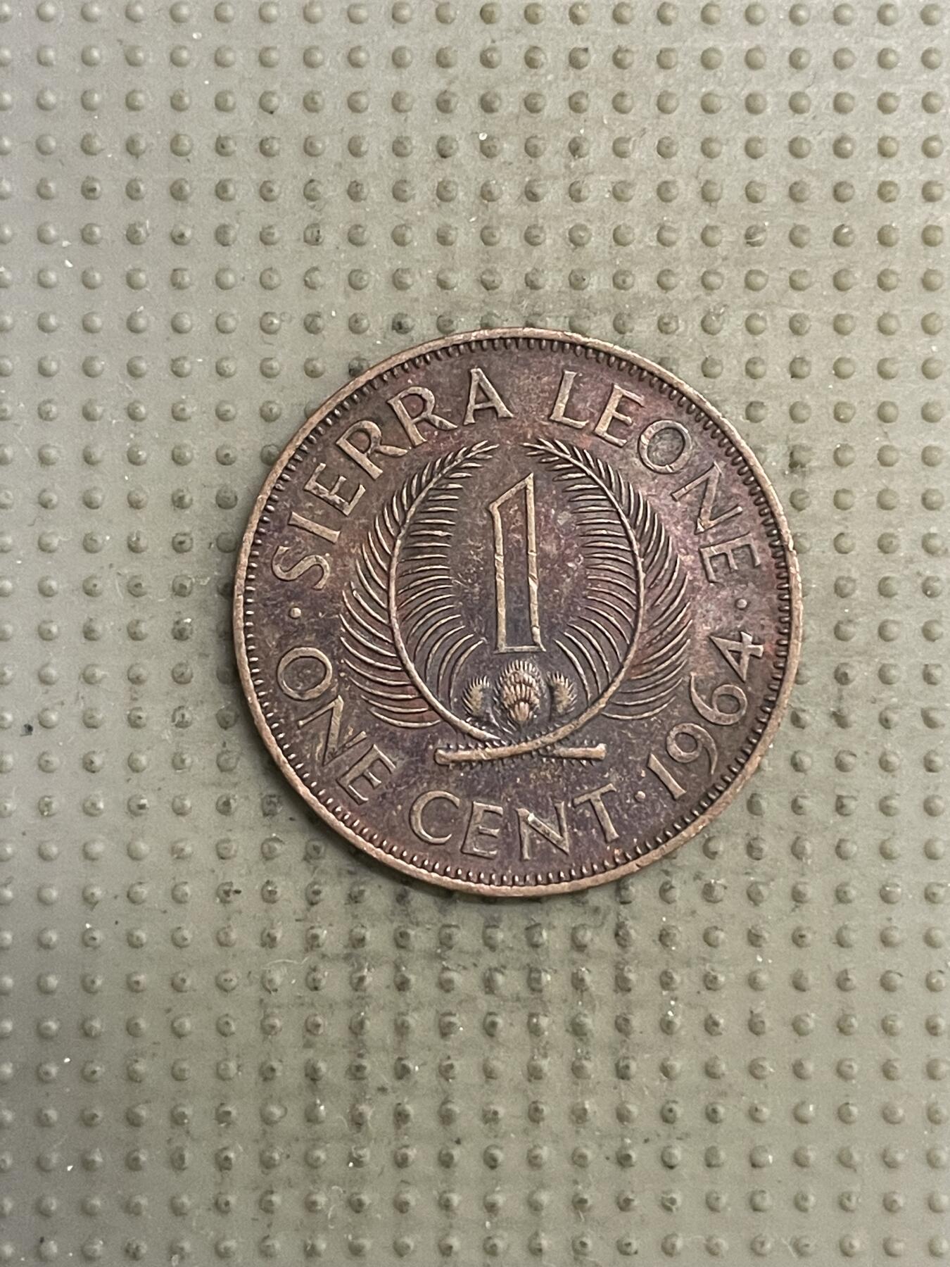 2026年第3场各国散币拍卖（总第153场） 塞拉利昂1964年1分