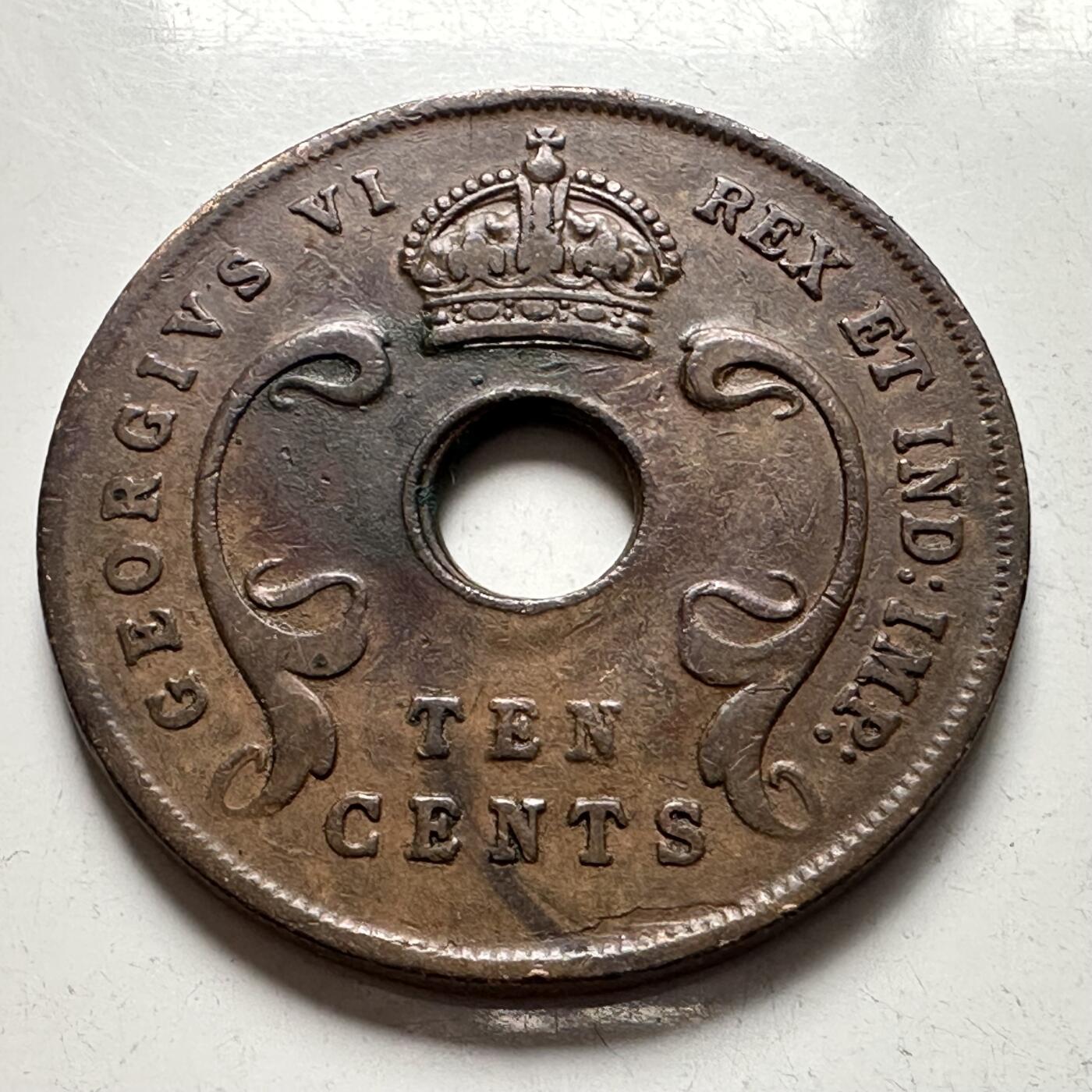 🌹外币初藏🌹🐯2026年第4场  每周二四六晚8️⃣点 接代拍 英属东非1943年10分