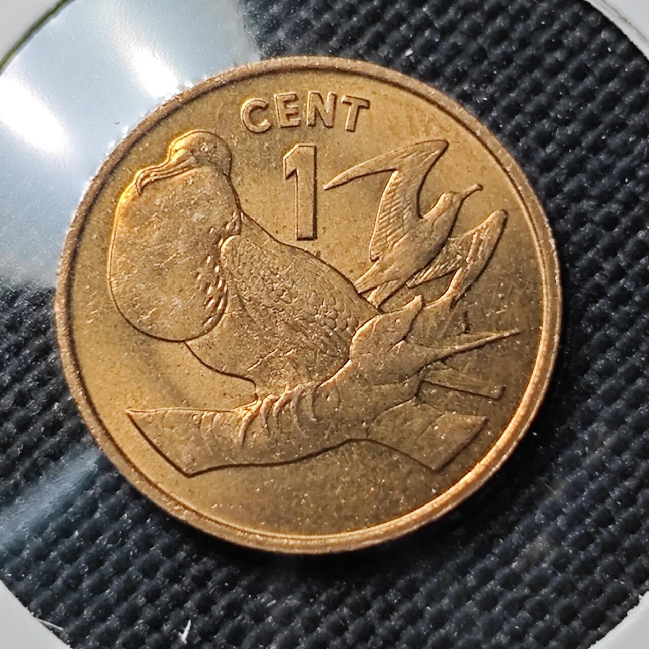 KK钱币收藏小铺  第387期  2月预留时间 周末发货  基里巴斯1分铜币好品