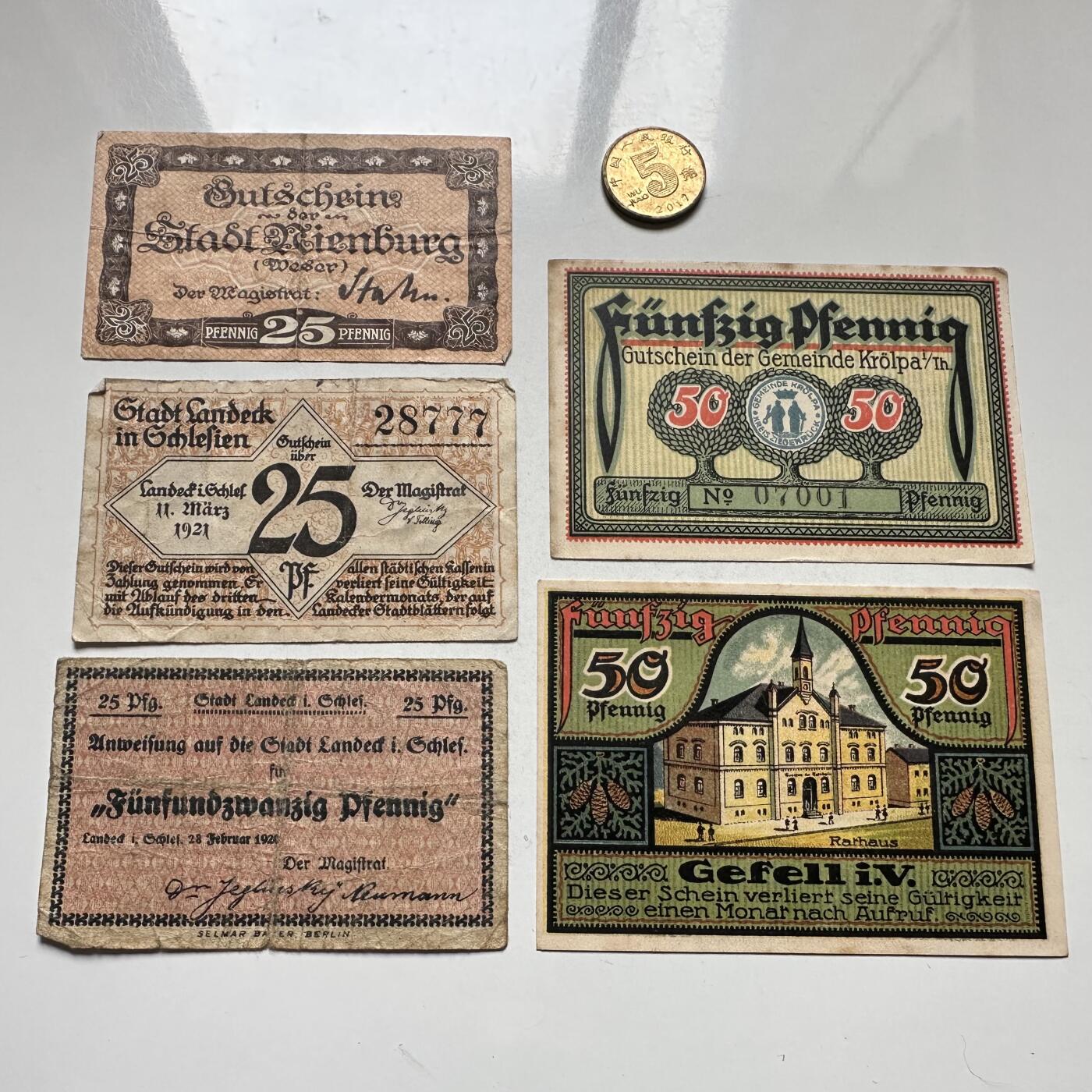 🌹外币初藏🌹🐯2026年第4场  每周二四六晚8️⃣点 接代拍 德国一战时期紧急币—11