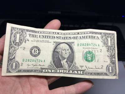 2026年集古藏今外币拍卖第一期-第3场—（总第300拍-纸币专场），本期拍完结算一次，发货时间2-3天，休息几天后继续新的一期拍卖。 - 1977年美国1美元