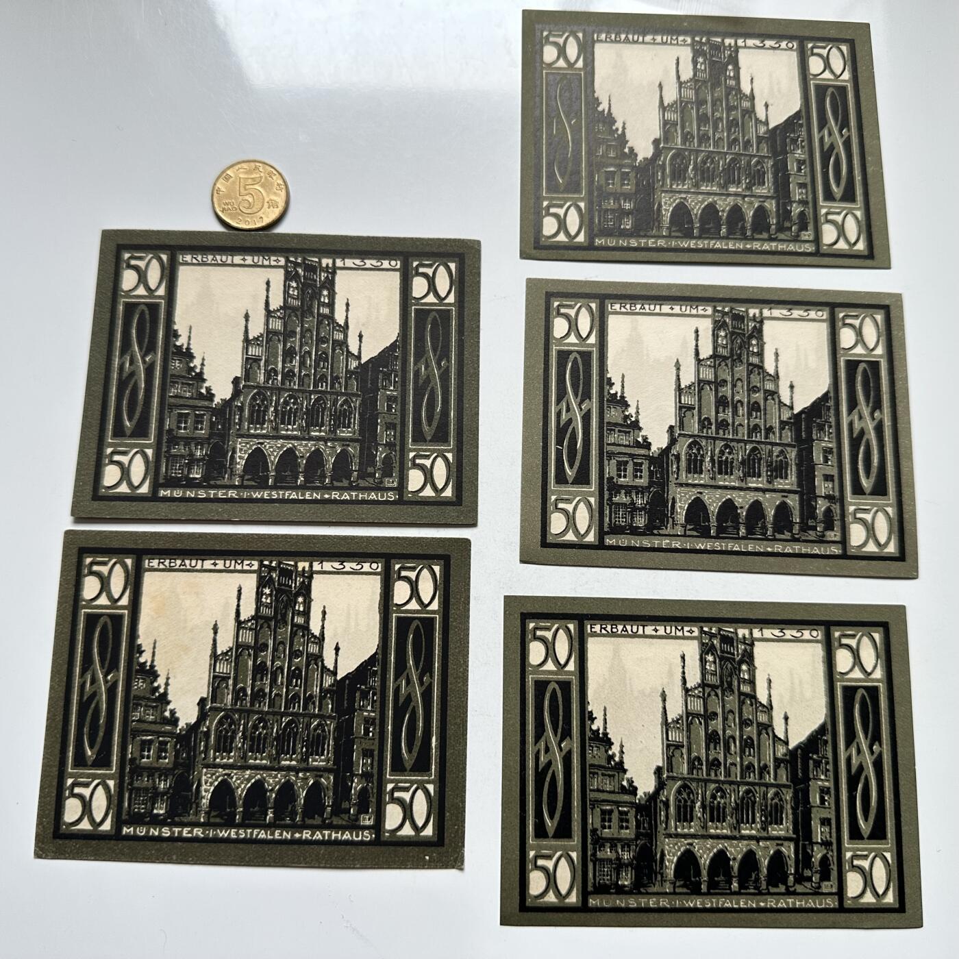 🌹外币初藏🌹🐯2026年第4场  每周二四六晚8️⃣点 接代拍 德国一战时期紧急币—4