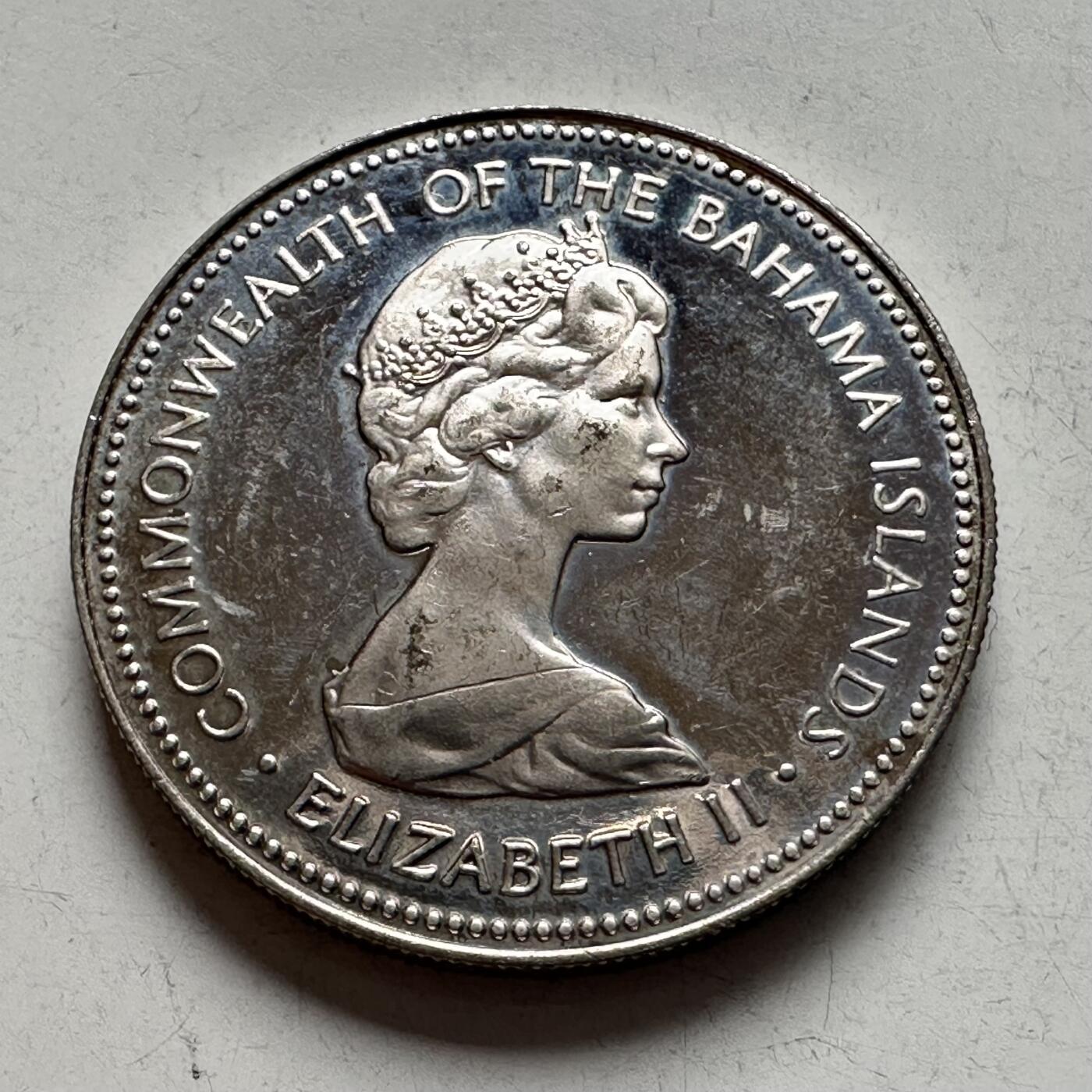 🌹外币初藏🌹🐯2026年第4场  每周二四六晚8️⃣点 接代拍 巴哈马1973年25分 精制币