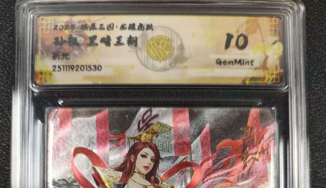 丫丫卡拍--燎原三国&各种裸卡特别场（1月9日22点截拍） 焱卡燎原三国·龙骧虎跃《黑暗王朝》孙权 折光