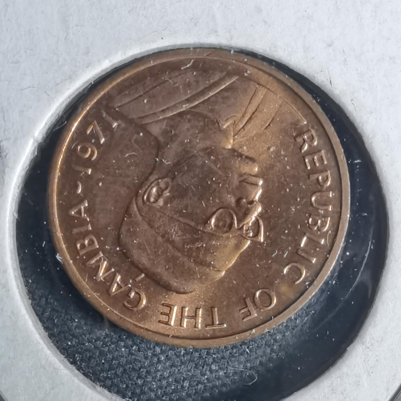 沼泽如烟--第954场 冈比亚1971年1布图