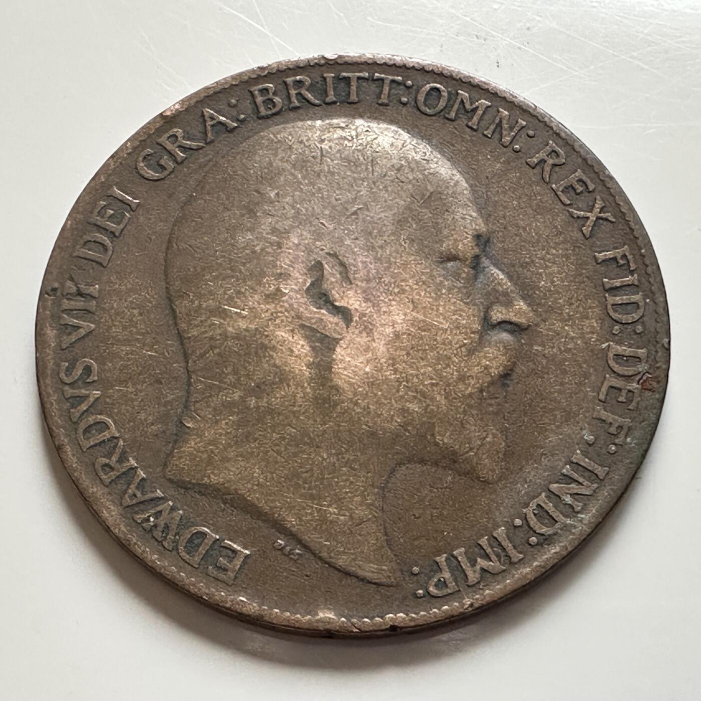 🌹外币初藏🌹🐯2026年第4场  每周二四六晚8️⃣点 接代拍 英国1909年一便士