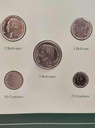 G&W世界散币，银币处理专场（第42场） - 富兰克林-委内瑞拉5枚套