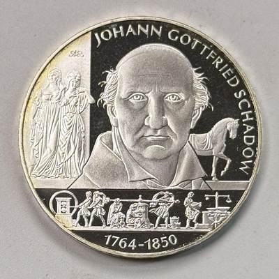 S&S Numismatic世界钱币-拍卖 第118期  - 德国2014年 约翰·戈特弗里德·沙多诞辰250周年 10欧元精制纪念银币 16克625银