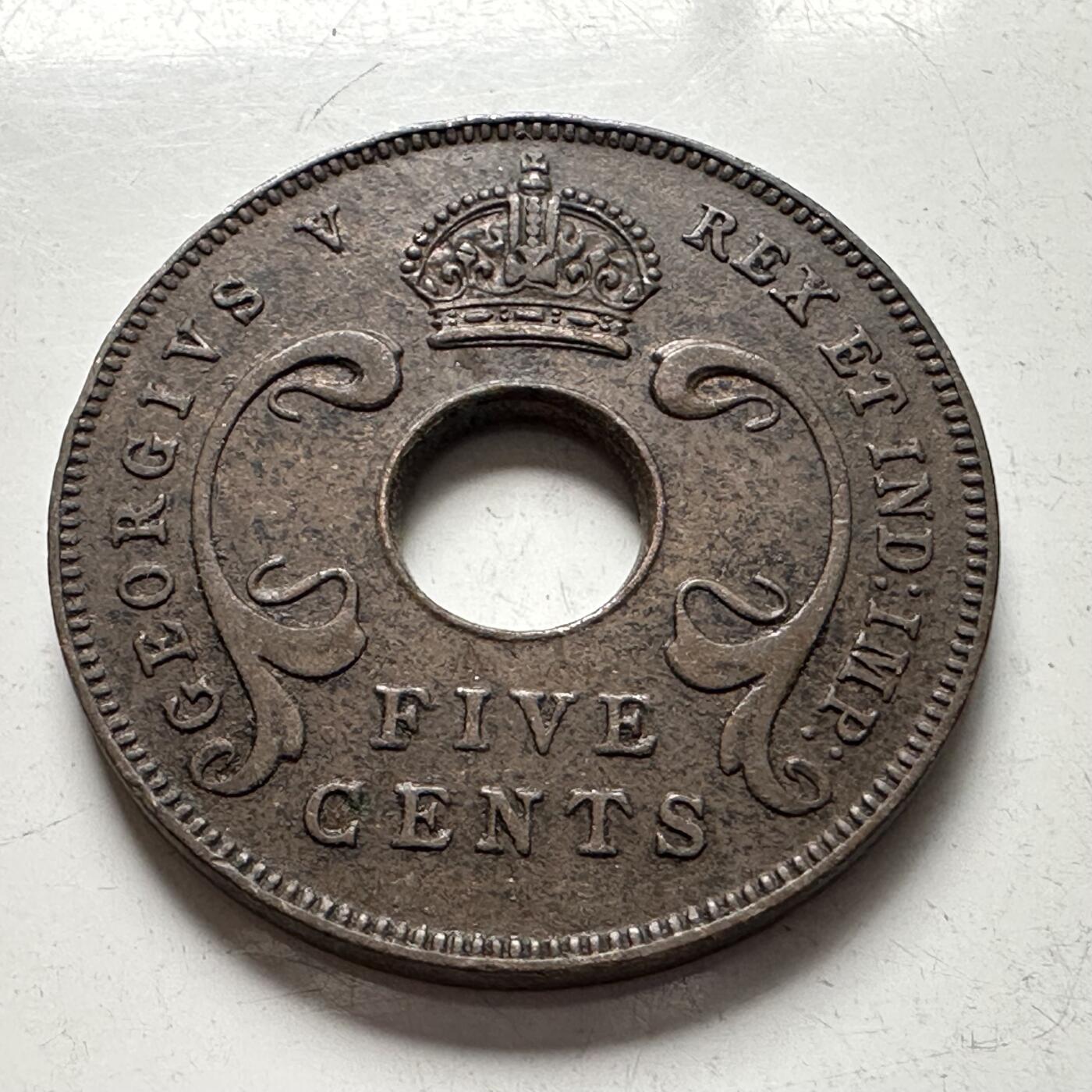 🌹外币初藏🌹🐯2026年第4场  每周二四六晚8️⃣点 接代拍 英属东非1928年五分