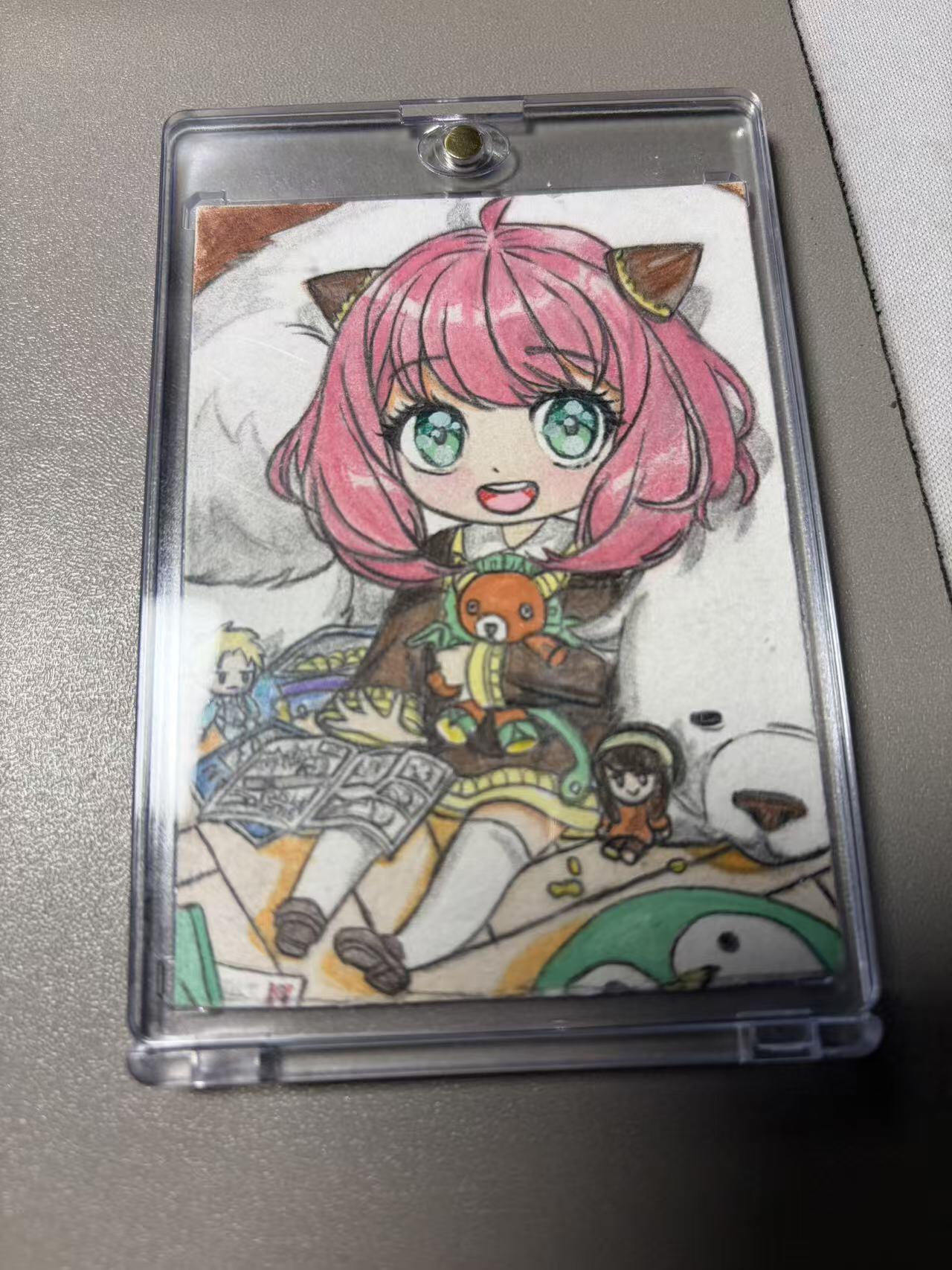 秋萤阁第40期 (1月7号周三晚上20点截拍，欢迎竞拍)  【手绘卡】阿尼亚