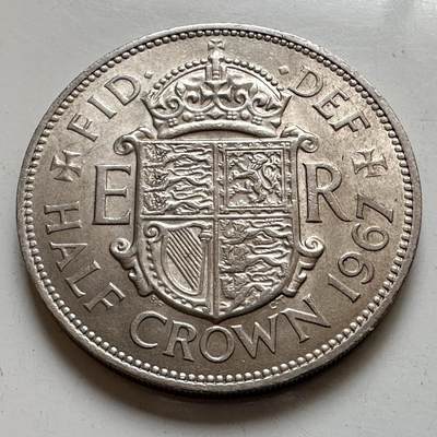 🌹外币初藏🌹🐯2026年第4场  每周二四六晚8️⃣点 接代拍 - 英国1967年半克朗