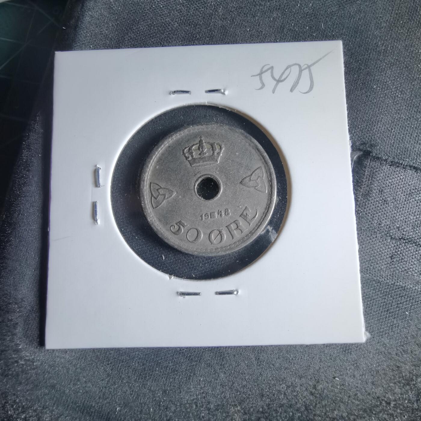 沼泽如烟--第954场 挪威1948年50欧尔