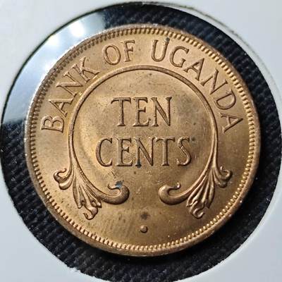 KK钱币收藏小铺  第387期  2月预留时间 周末发货 -  1966乌干达10分 好品