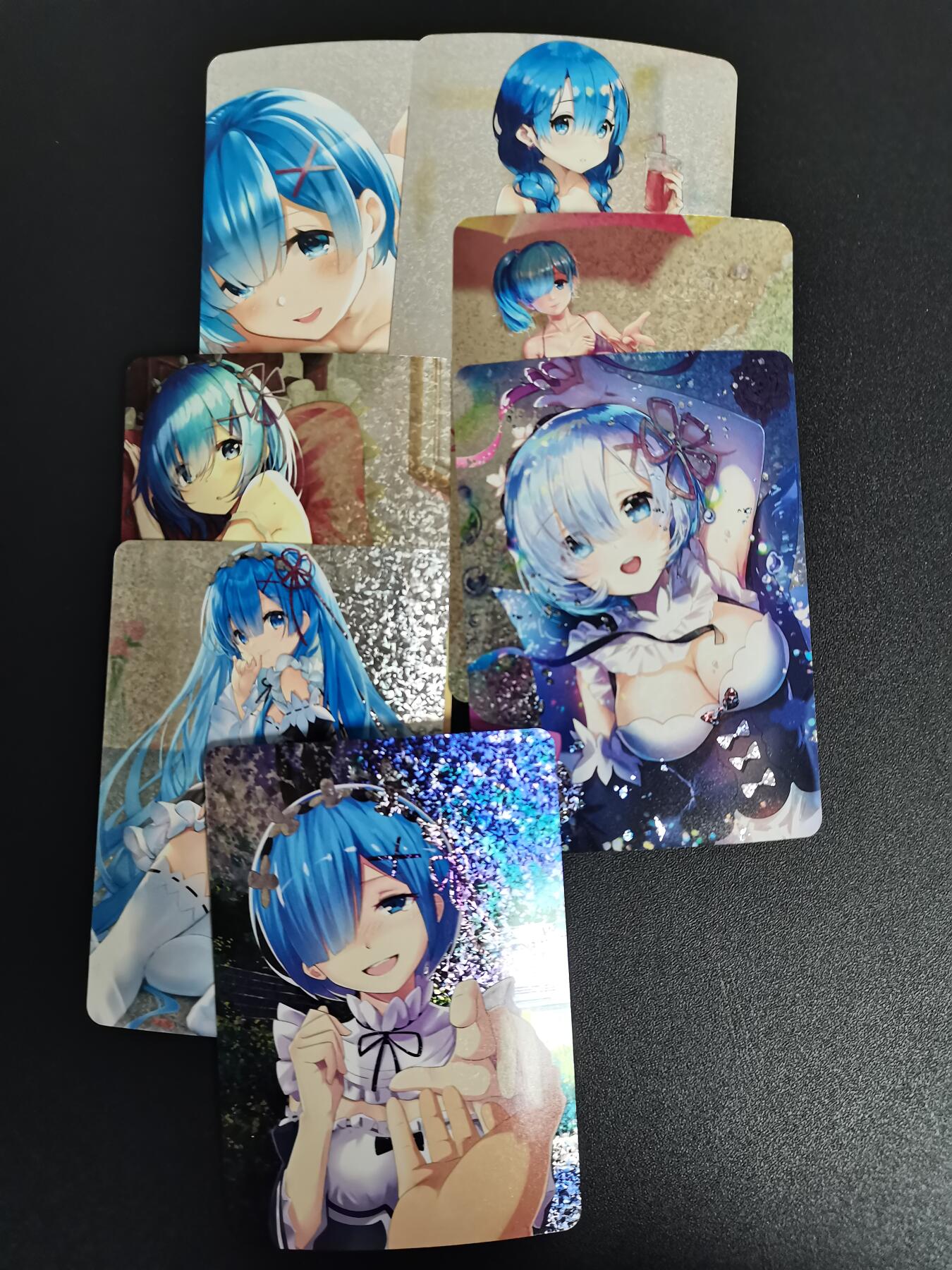 NO.20.5 好又多妹卡大赏，祝你新年旺桃花~只能从此链接进的专场！新店点关注不迷路~每周一站式配齐，方便凑单！（周5晚9点截拍，卖家送拍免费！） 卡卡有趣 动漫妹卡 闪卡7张