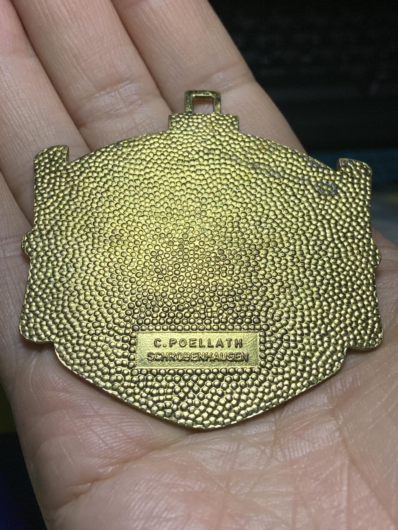 2026年第五场(总第一百七十四场）外国好品散币场(免佣金) 德国🇩🇪大型纪念章，直径60.1毫米，厚2.9毫米，重53.87克(德国奥斯纳布吕克标志性历史建筑–佩尼克磨坊纪念章，由奥地利维也纳施耐德兄弟公司制作)