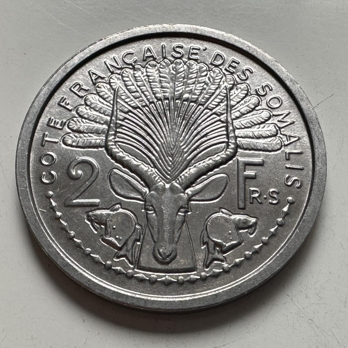 🌹外币初藏🌹🐯2026年第4场  每周二四六晚8️⃣点 接代拍 法属索马里兰1959年2法郎