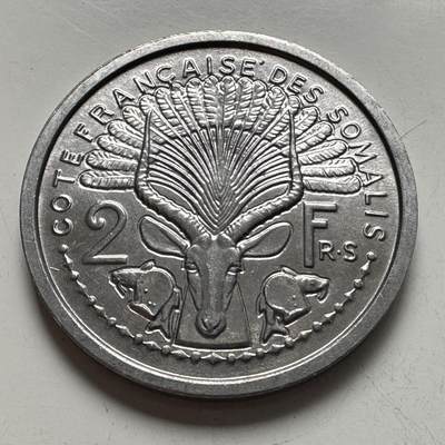 🌹外币初藏🌹🐯2026年第4场  每周二四六晚8️⃣点 接代拍 - 法属索马里兰1959年2法郎