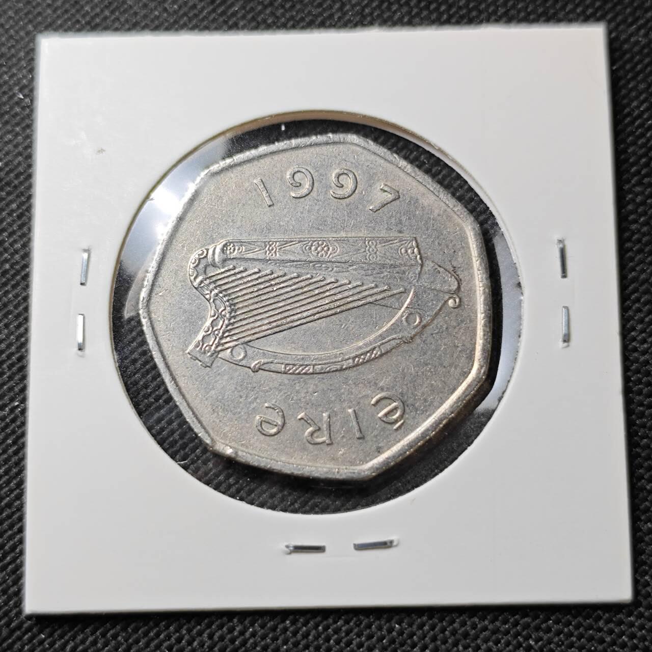 KK钱币收藏小铺  第387期  2月预留时间 周末发货  1997爱尔兰50便士