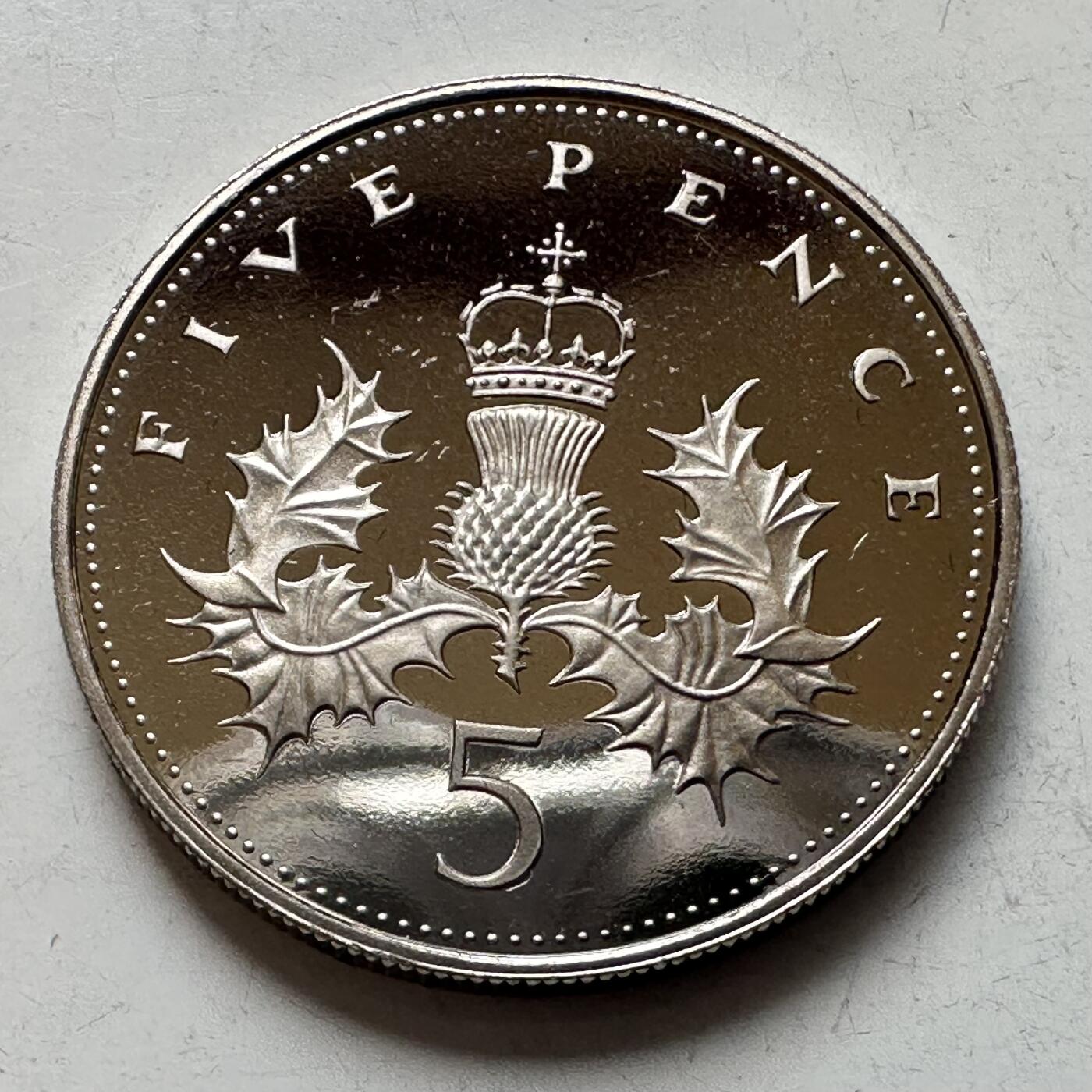 🌹外币初藏🌹🐯2026年第4场  每周二四六晚8️⃣点 接代拍 英国1985年五便士 精制币 b