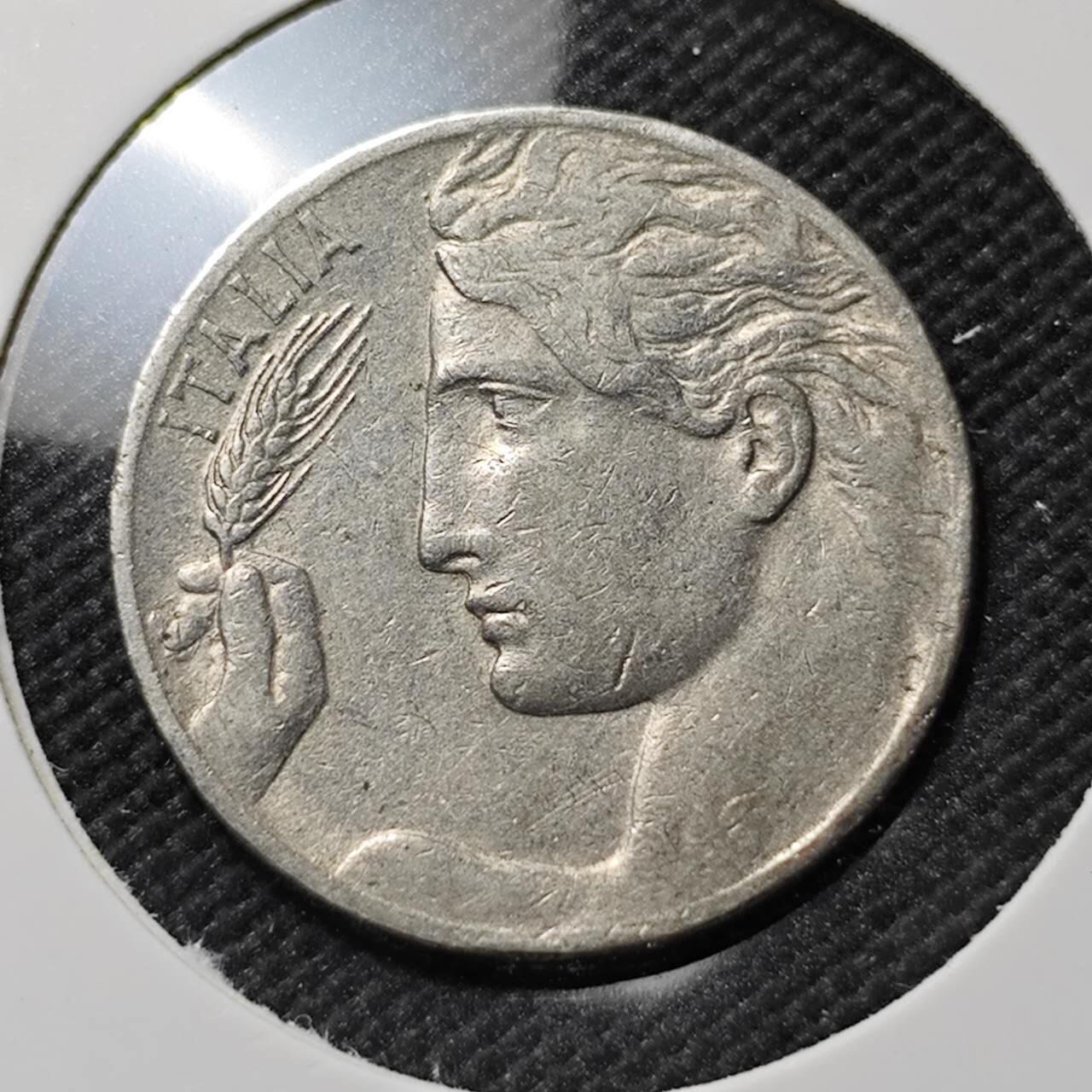 KK钱币收藏小铺  第387期  2月预留时间 周末发货  1909意大利20分 飞天女神