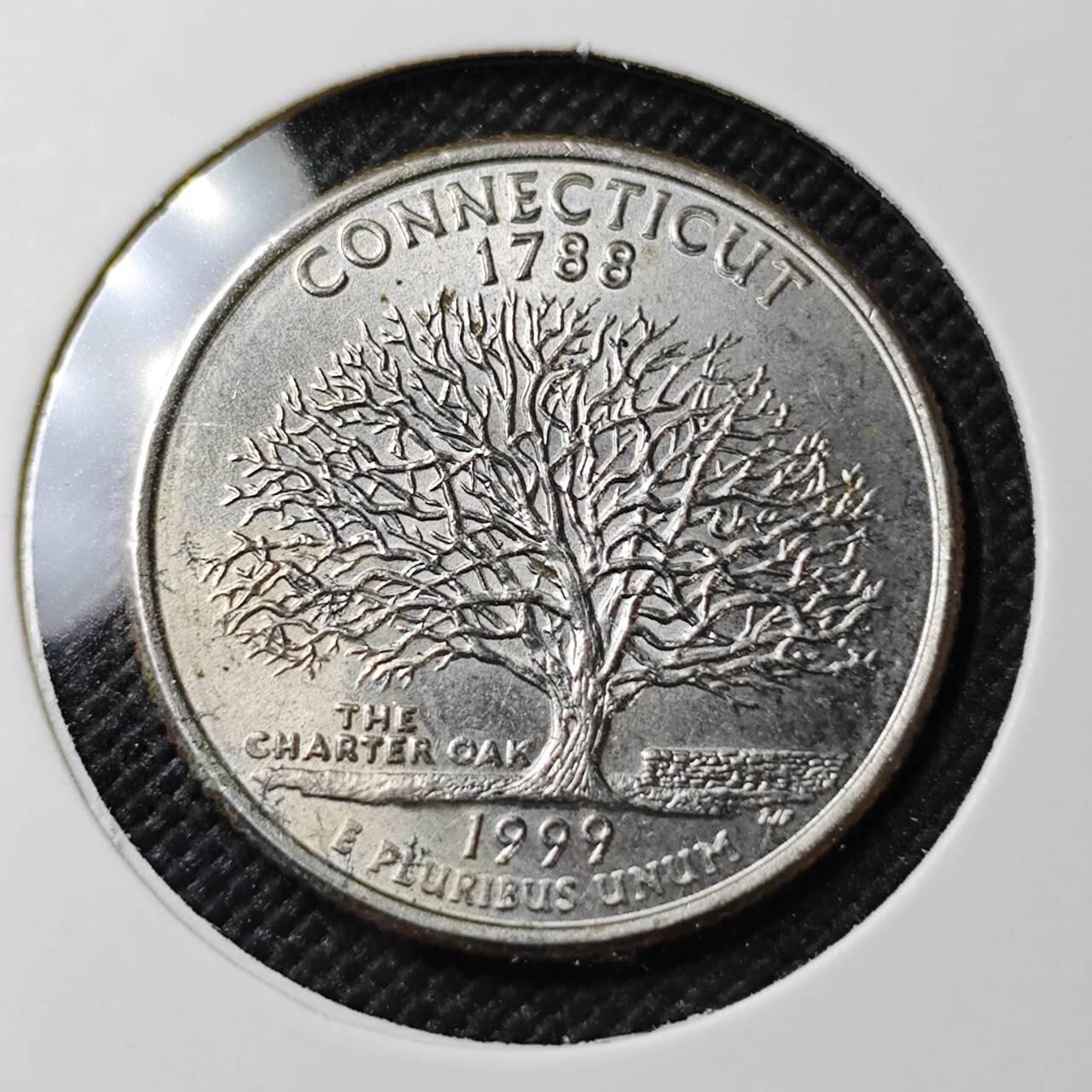 KK钱币收藏小铺  第387期  2月预留时间 周末发货  美国25分纪念币