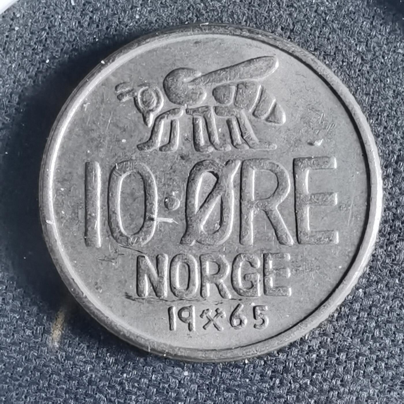 沼泽如烟--第954场 挪威1965年10欧尔