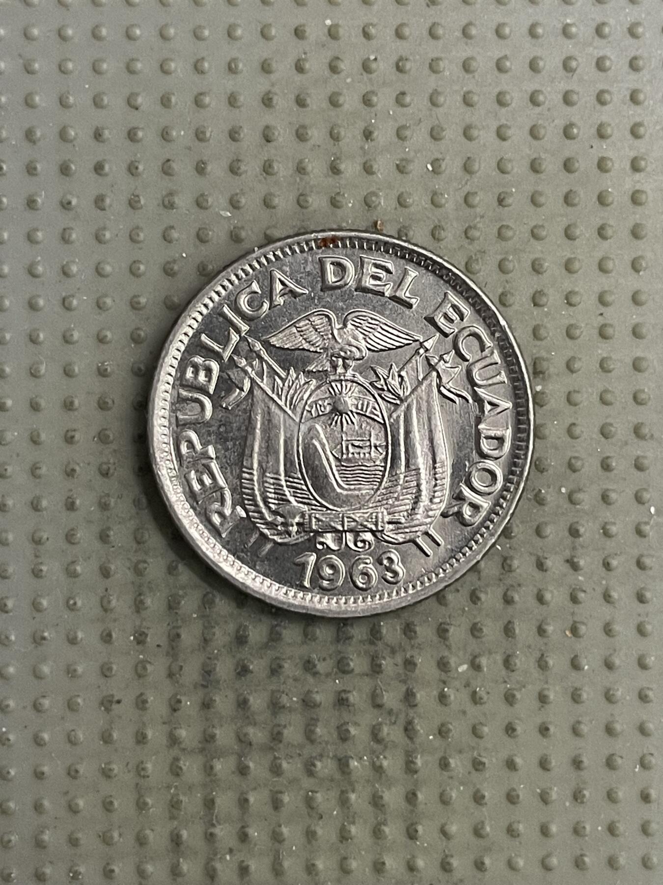 2026年第3场各国散币拍卖（总第153场） 厄瓜多尔1963年50分