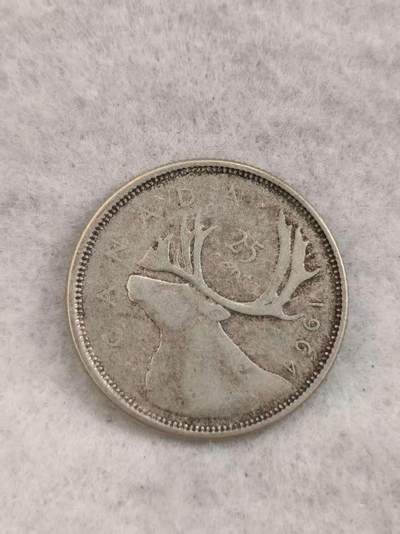 G&W世界散币，银币处理专场（第42场） - 加拿大1964年25分 银币