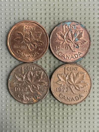 2026年第3场各国散币拍卖（总第153场） - 加拿大1分4枚