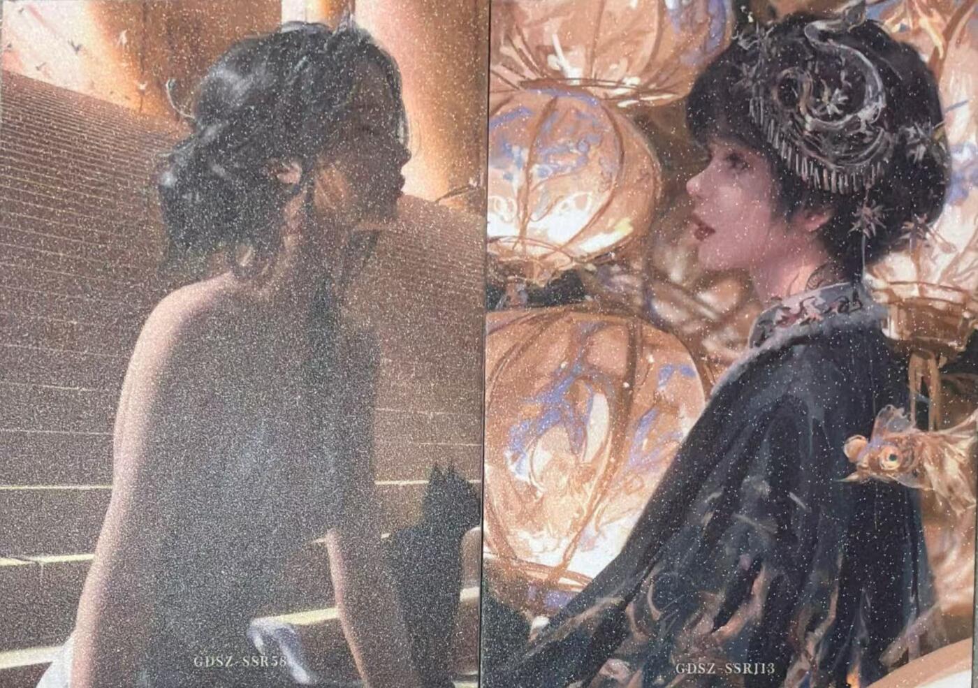 秋萤阁第40期 (1月7号周三晚上20点截拍，欢迎竞拍)  集卡社鬼刀第三弹 中位卡 表面带细闪工艺