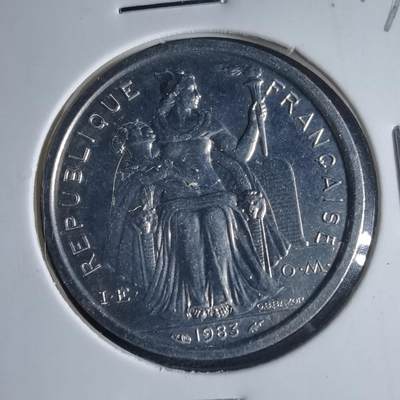 沼泽如烟--第954场 - 法属新喀里多尼亚1983年2法郎