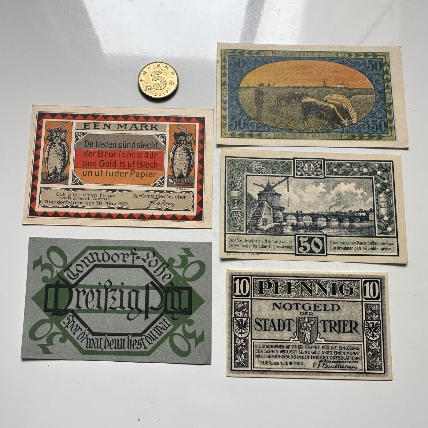 🌹外币初藏🌹🐯2026年第4场  每周二四六晚8️⃣点 接代拍 德国一战时期紧急币—16