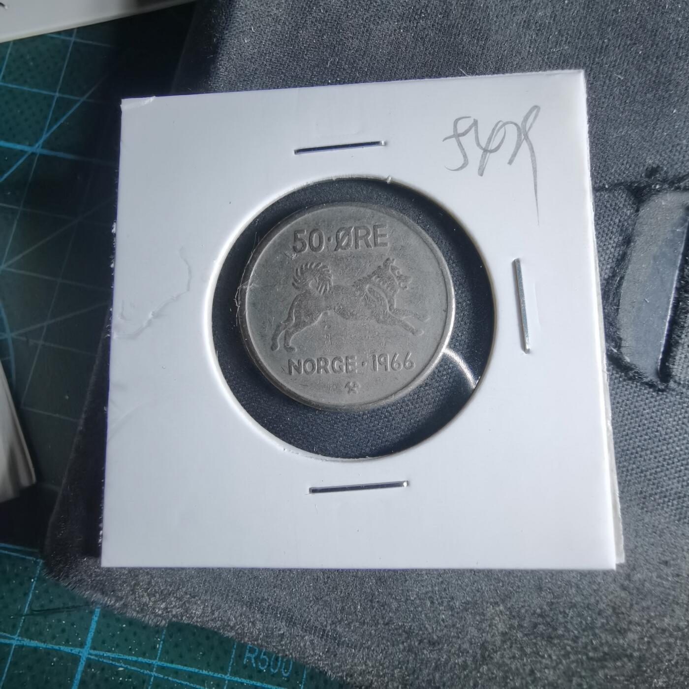 沼泽如烟--第954场 挪威1966年50欧尔