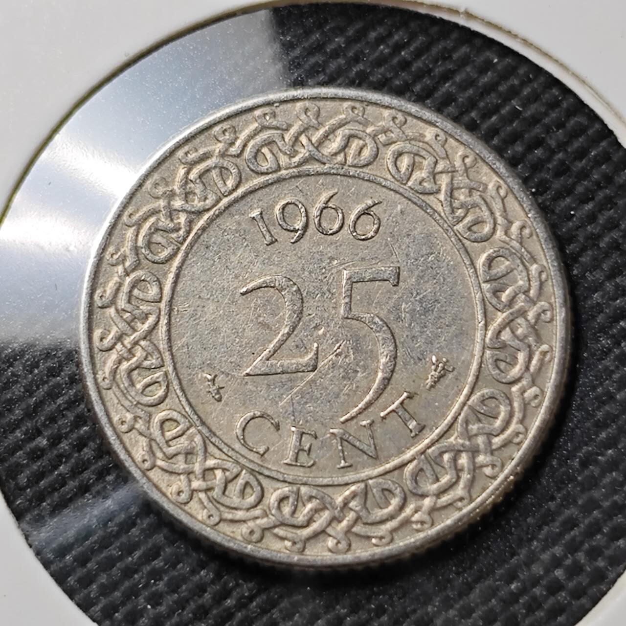 KK钱币收藏小铺  第387期  2月预留时间 周末发货  苏里南25分