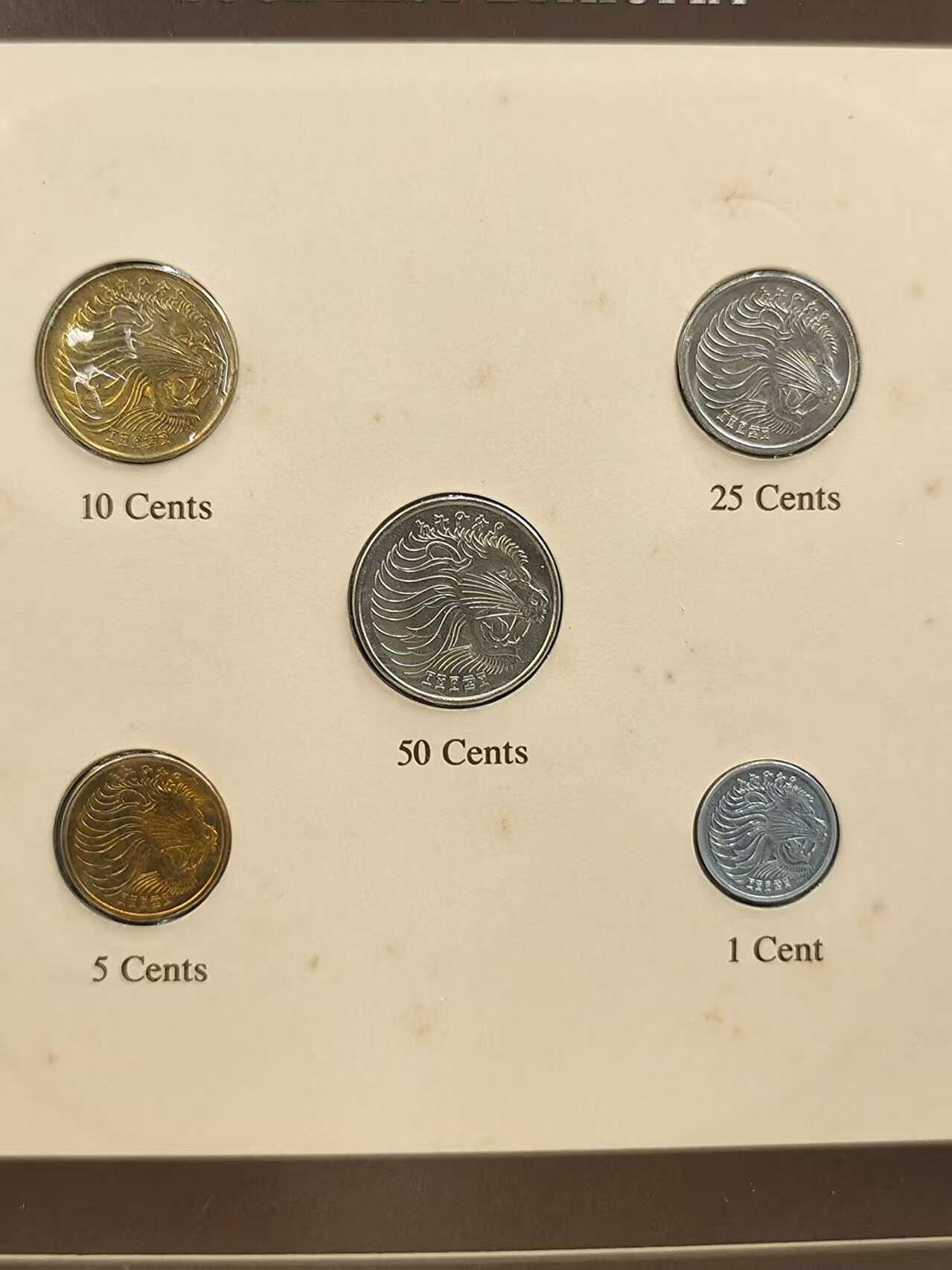 G&W世界散币，银币处理专场（第42场） 富兰克林-埃塞俄比亚5枚套