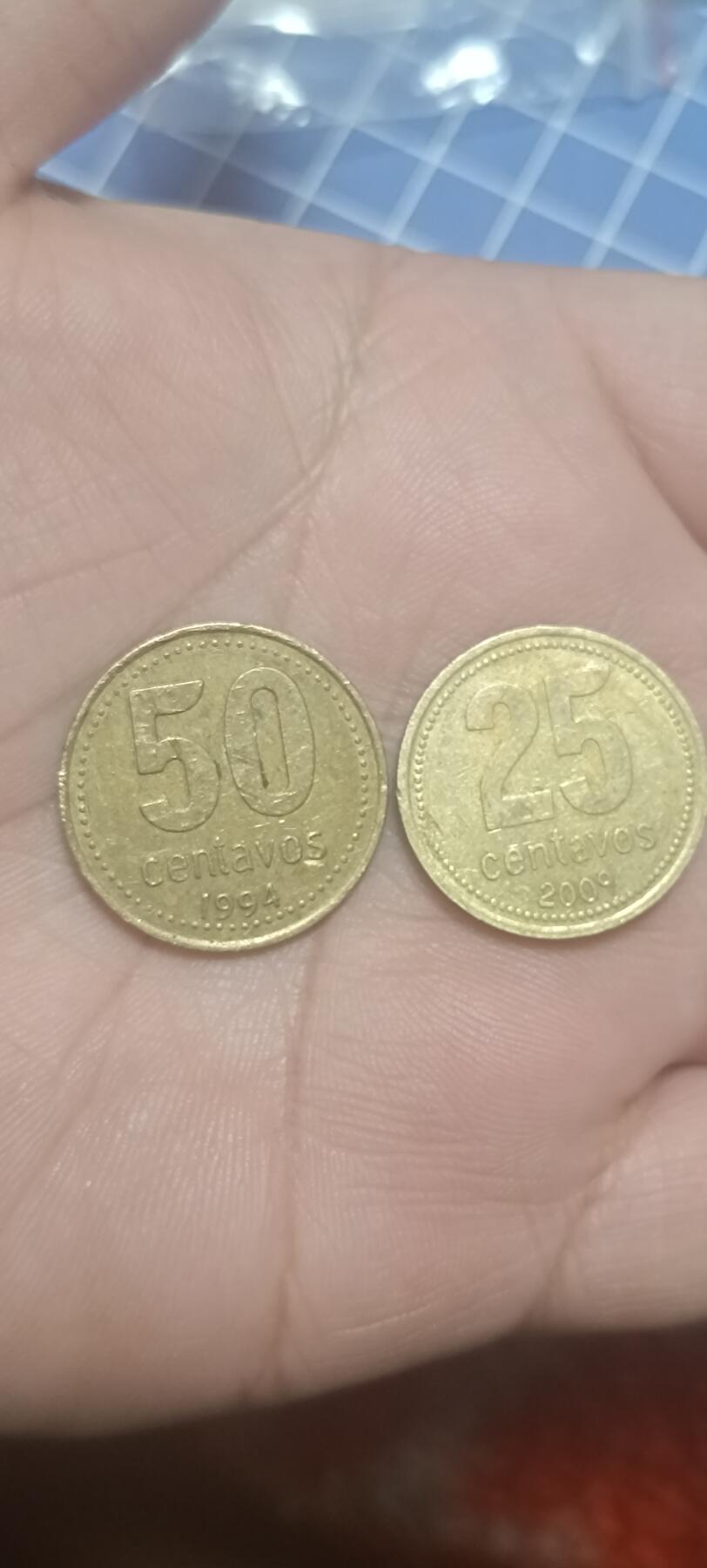 万国钱币阁第二场 阿根廷铜50分➕25分