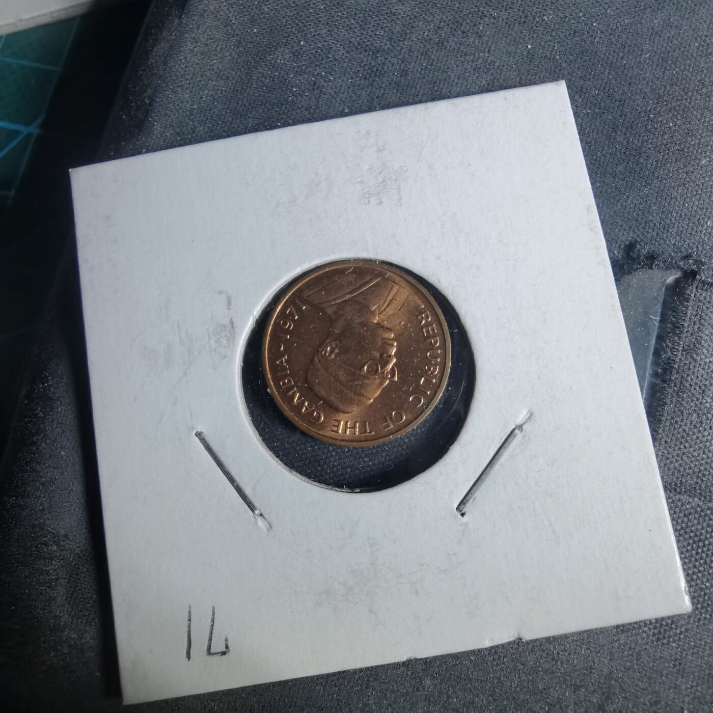 沼泽如烟--第954场 冈比亚1971年1布图