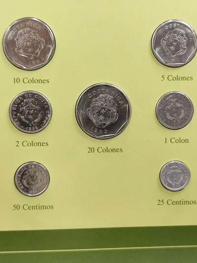 G&W世界散币，银币处理专场（第42场） - 富兰克林-哥斯达尼加7枚套