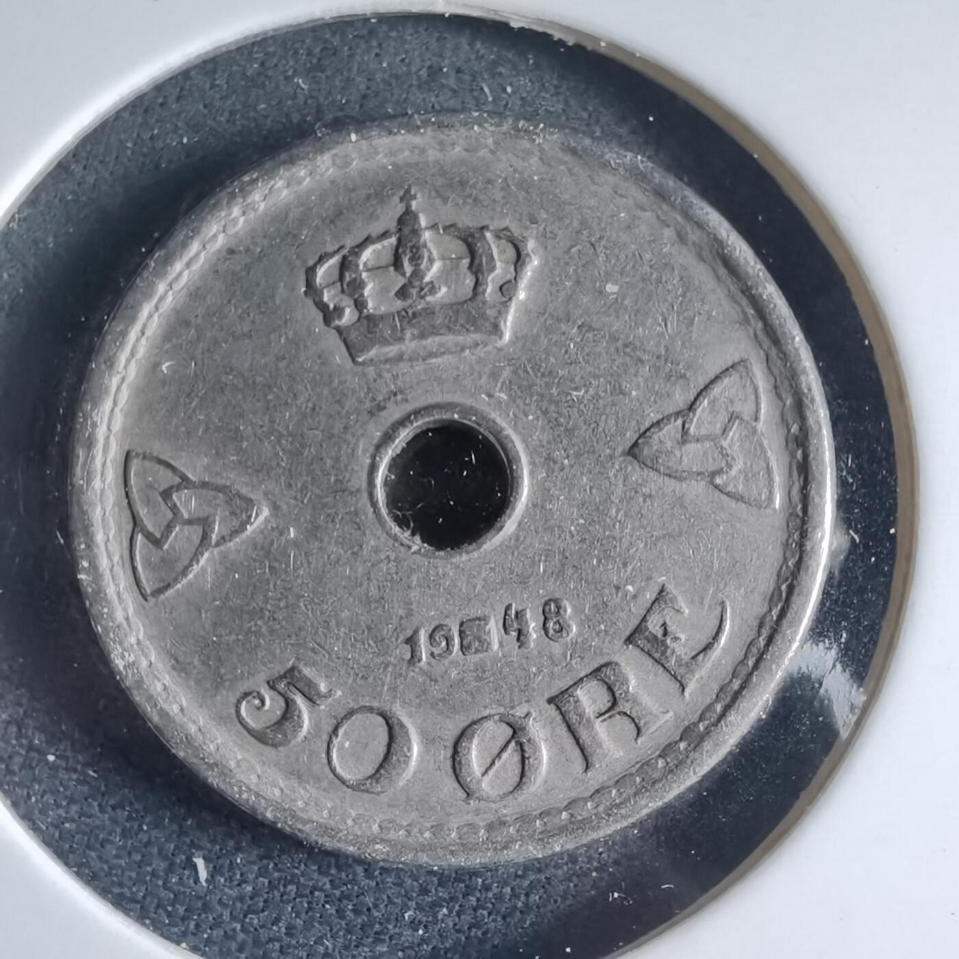 沼泽如烟--第954场 挪威1948年50欧尔