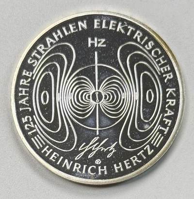 S&S Numismatic世界钱币-拍卖 第118期  - 德国2013年 电磁辐射发现125周年 10欧元精制纪念银币 16克625银