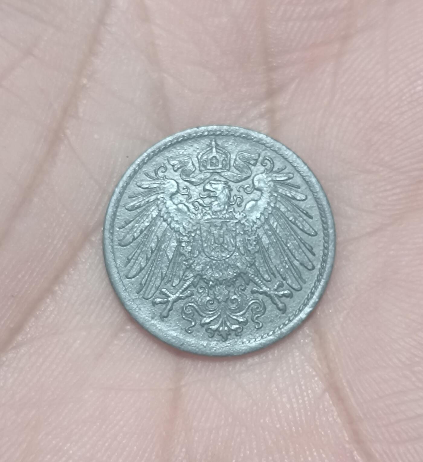 万国钱币阁第二场 德国1921年硬币，美品黑色包浆，手机不行拍不出来