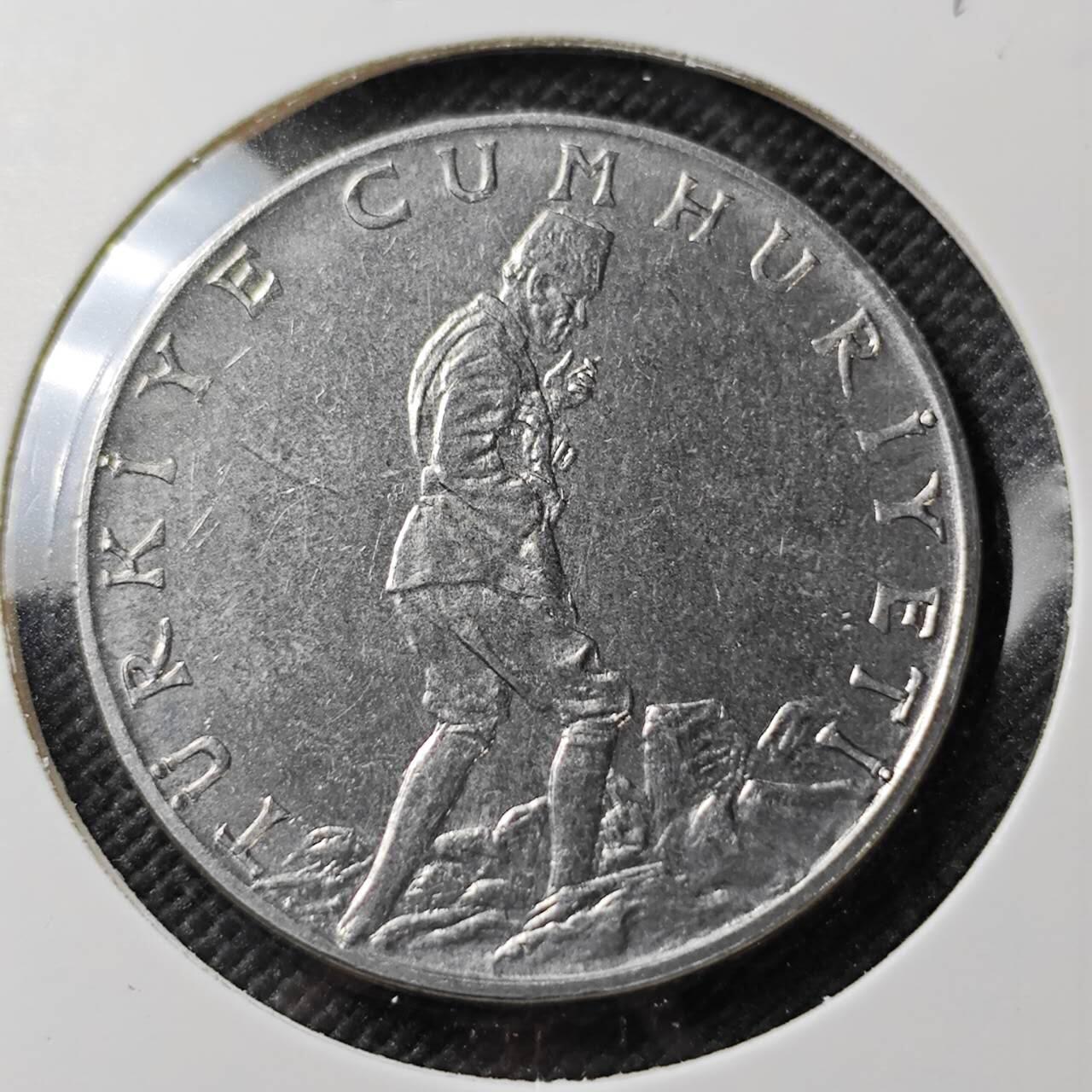 KK钱币收藏小铺  第387期  2月预留时间 周末发货  1964土耳其2.5里拉