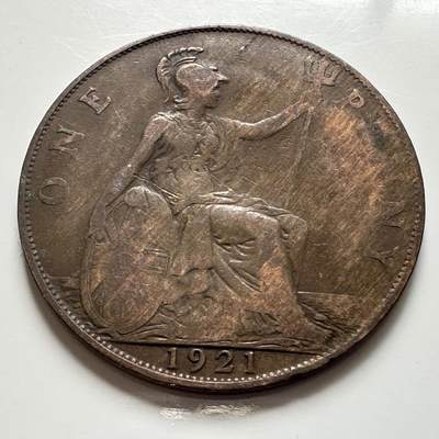 🌹外币初藏🌹🐯2026年第4场  每周二四六晚8️⃣点 接代拍 - 英国1921年一便士 a