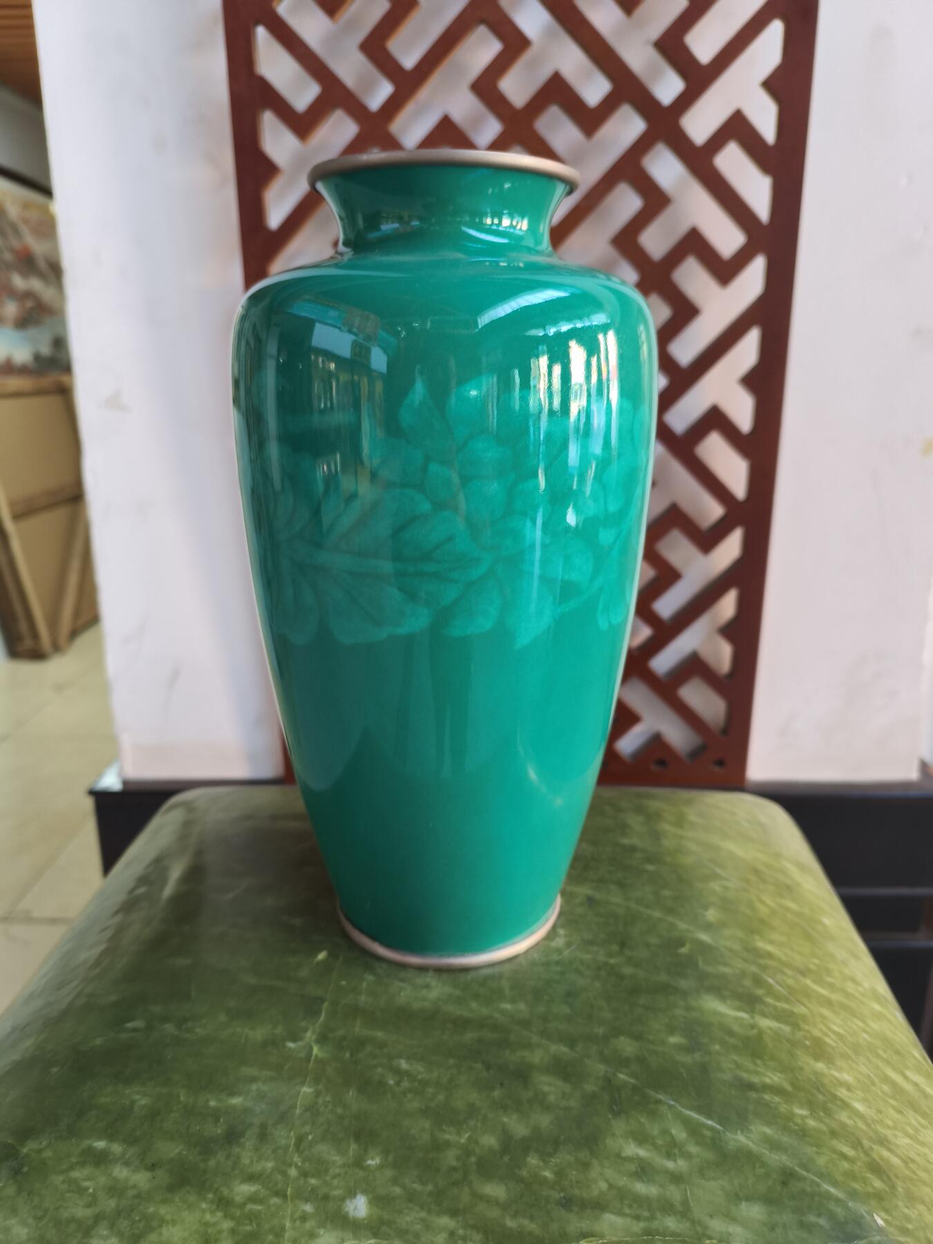 海外回流精品专场1.11 日本回流全新大号七宝烧花瓶一只